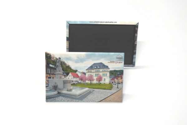 Kühlschrankmagnet Hausansicht mit Zeitgarten